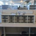 Beige Metal 25 Slot Pigeon Hole Paper And Mail Sorter Beige Metal 25 Slot Pigeon Hole Paper And Mail Sorter